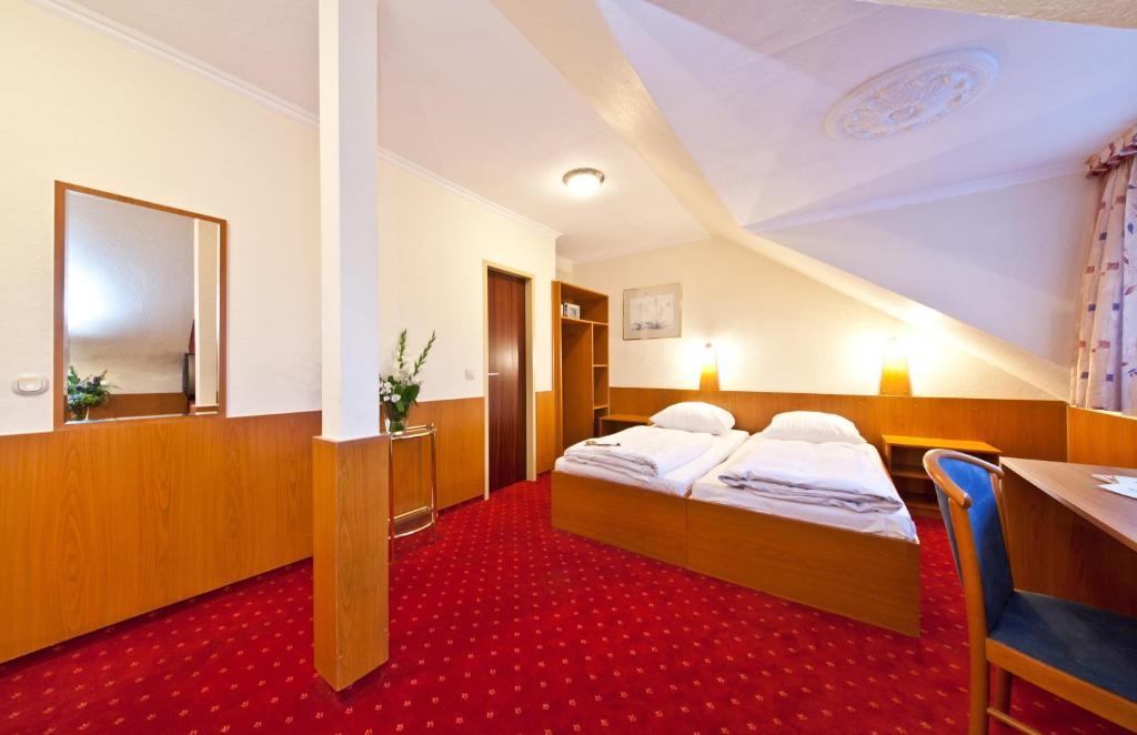 ホテル プリムス フランクフルト ザクセンハウゼン 部屋 写真